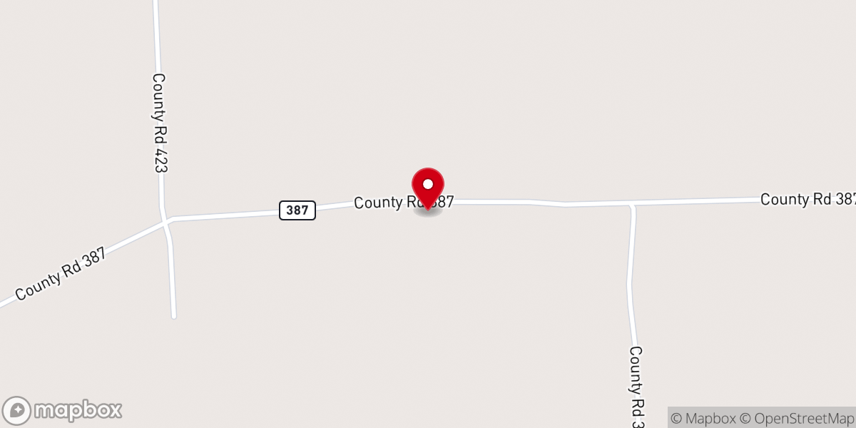 Map showing location of David Temple Primitive Baptist Church
