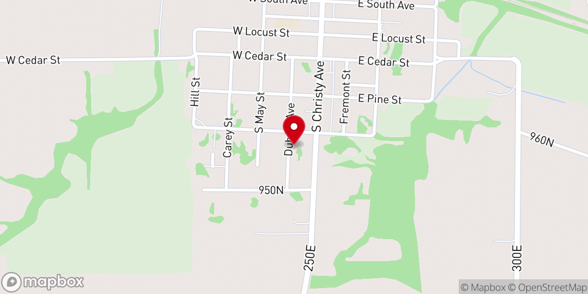 Map showing location of Sumner Free Methodist Church