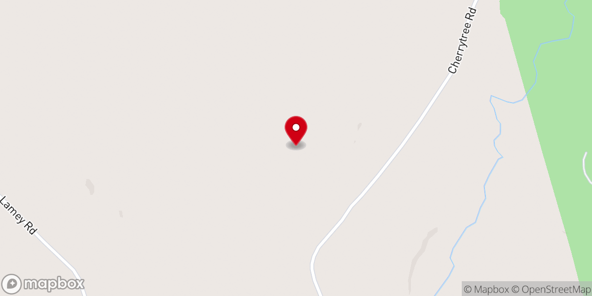 Map showing location of Cherrytree Township