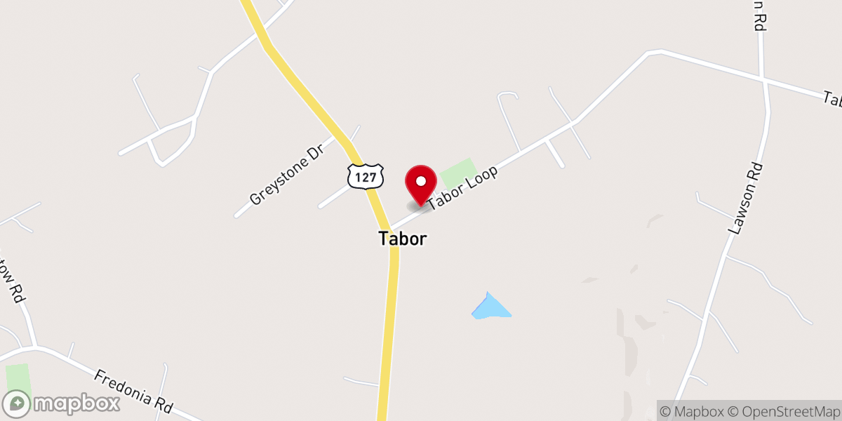 Map showing location of Tolletts Chapel Global Methodist Church