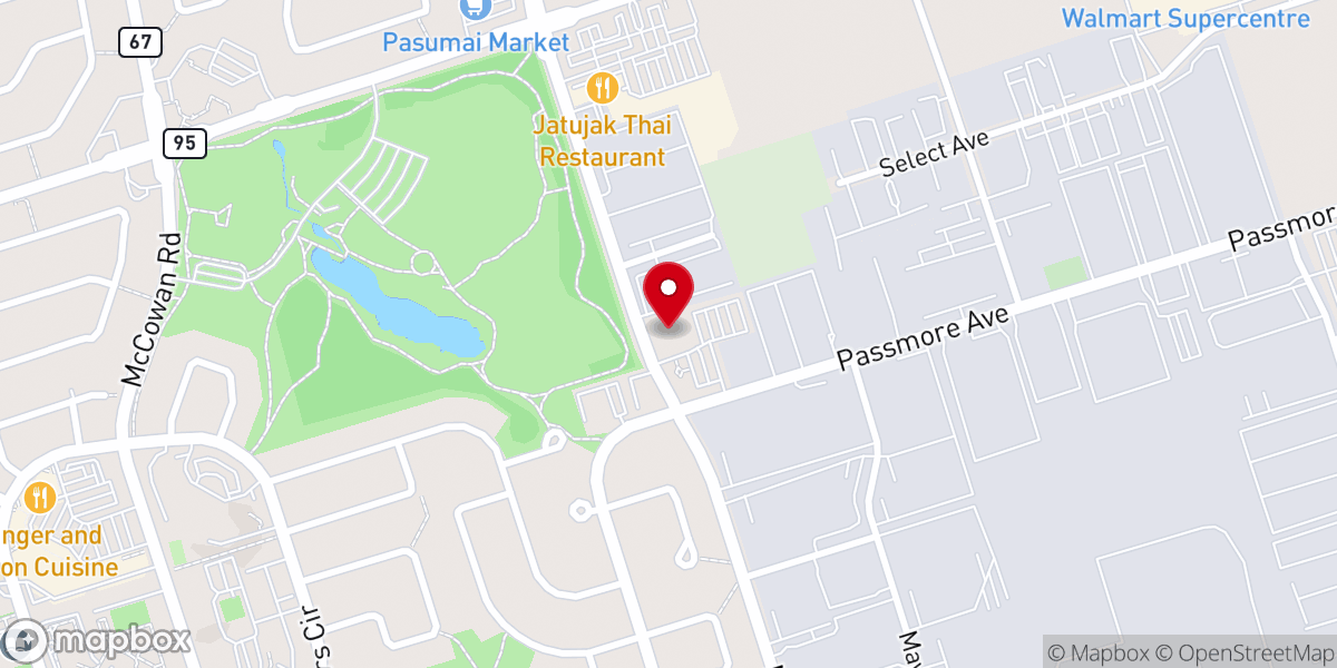 Map showing location of Gursikh Sabha Canada