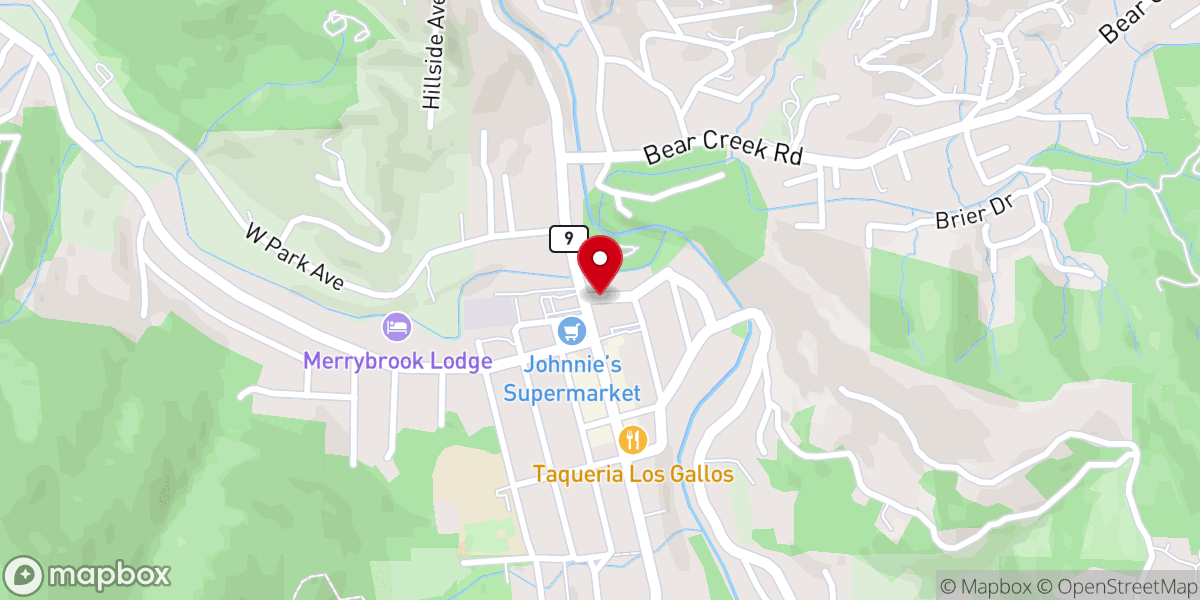 Map showing location of Boulder Creek
