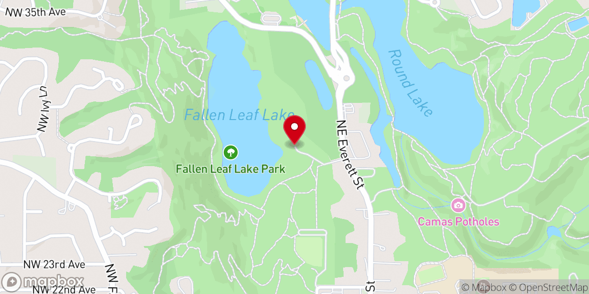 Map showing location of Fallen Leaf Lake Park