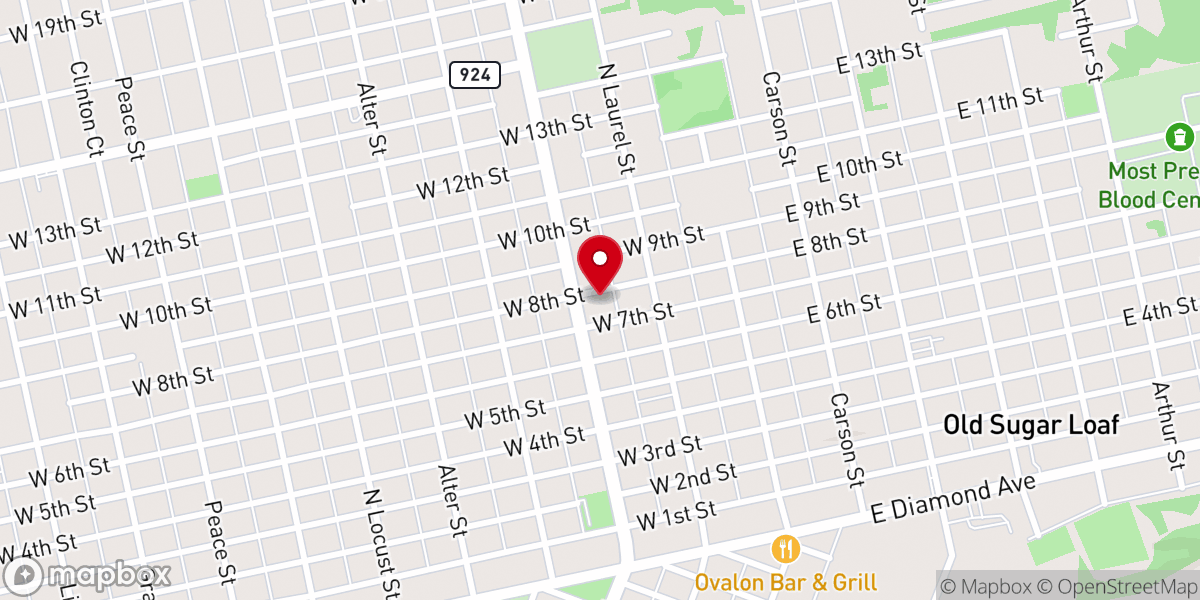 Map showing location of Hope Community Church - Livio Espiritusanto
