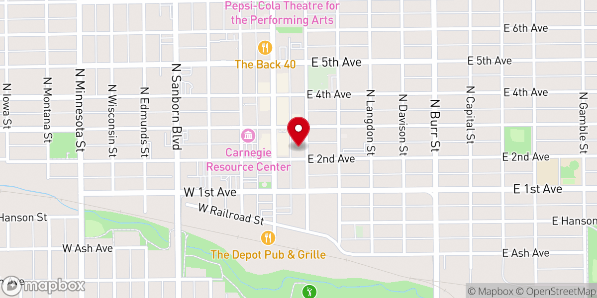 Map showing location of Odyssey Luxury 5 Theater