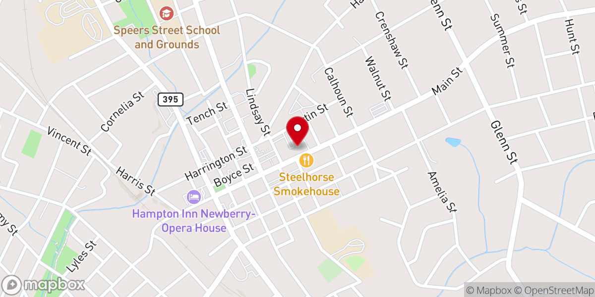 Map showing location of Ritz Theatre