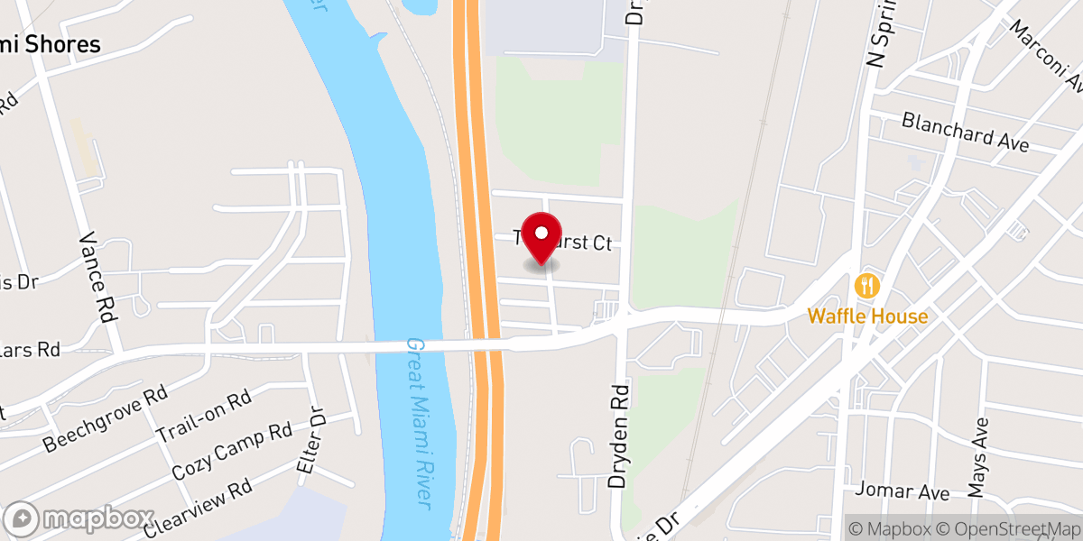Map showing location of Word God Church