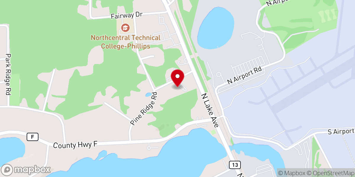 Map showing location of Trinity Lutheran Church