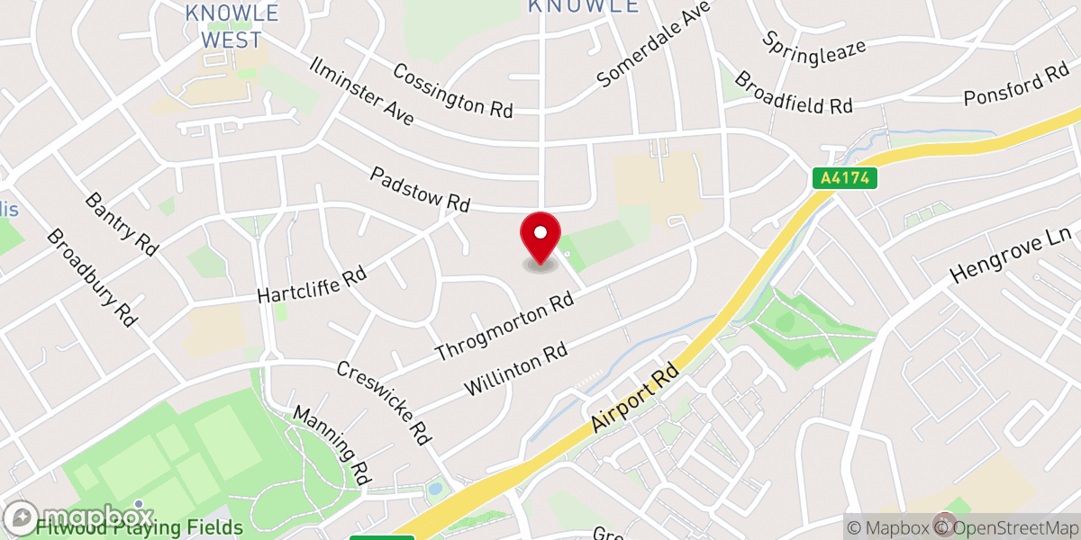 Map showing location of Mountain of Fire & Miracles Ministries Bristol