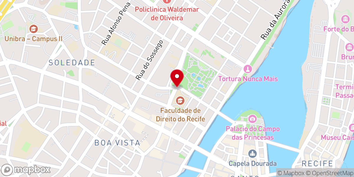 Map showing location of Tempo Central