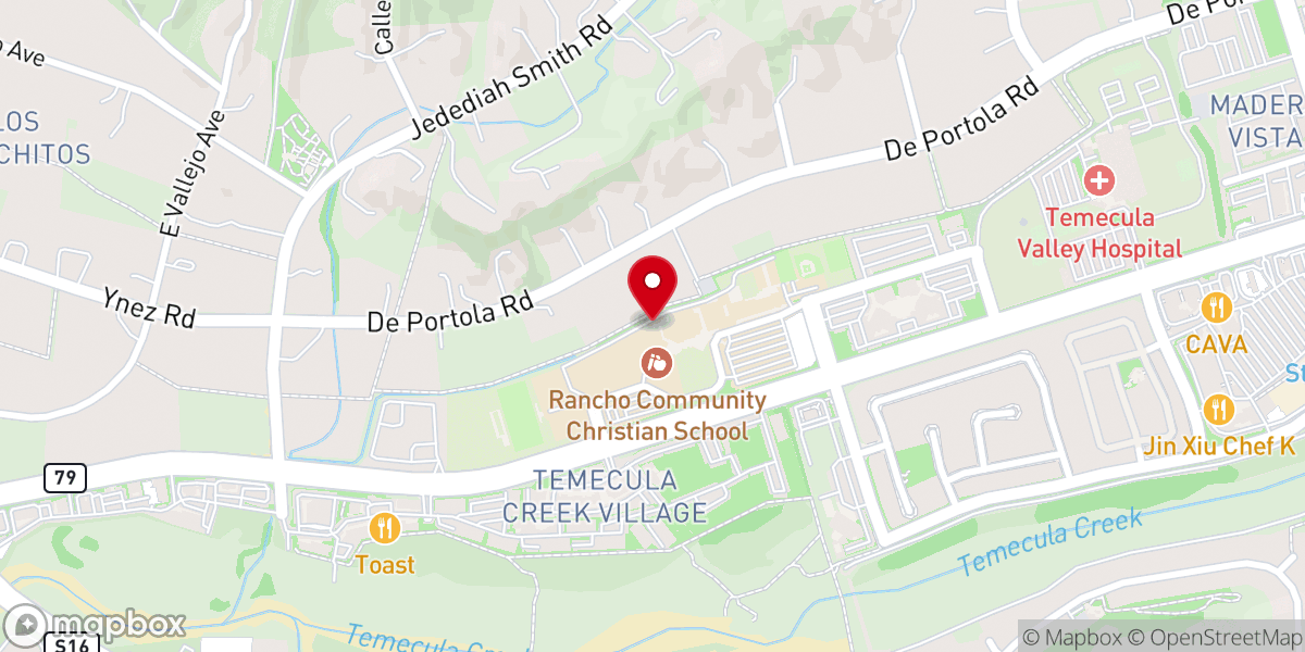 Map showing location of Rancho in Korean