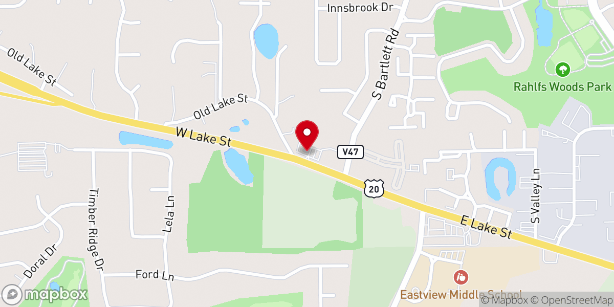 Map showing location of Encounter Church