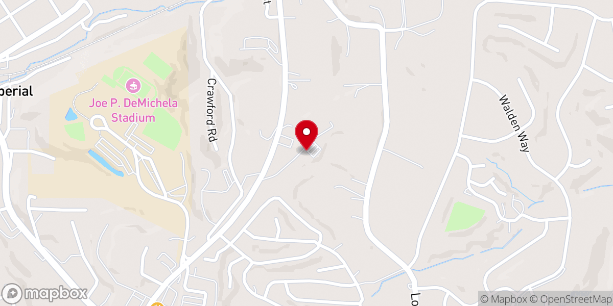 Map showing location of Church of the Living Christ of Imperial