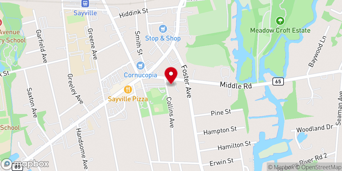 Map showing location of Long Island Central Assembly - The Church Of Pentecost U.S.A., Inc.
