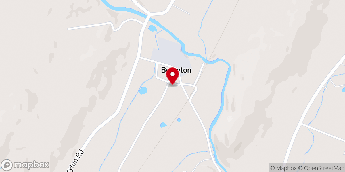Map showing location of Berryton Baptist Church
