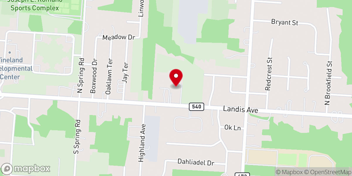 Map showing location of Lutheran Church-The Redeemer