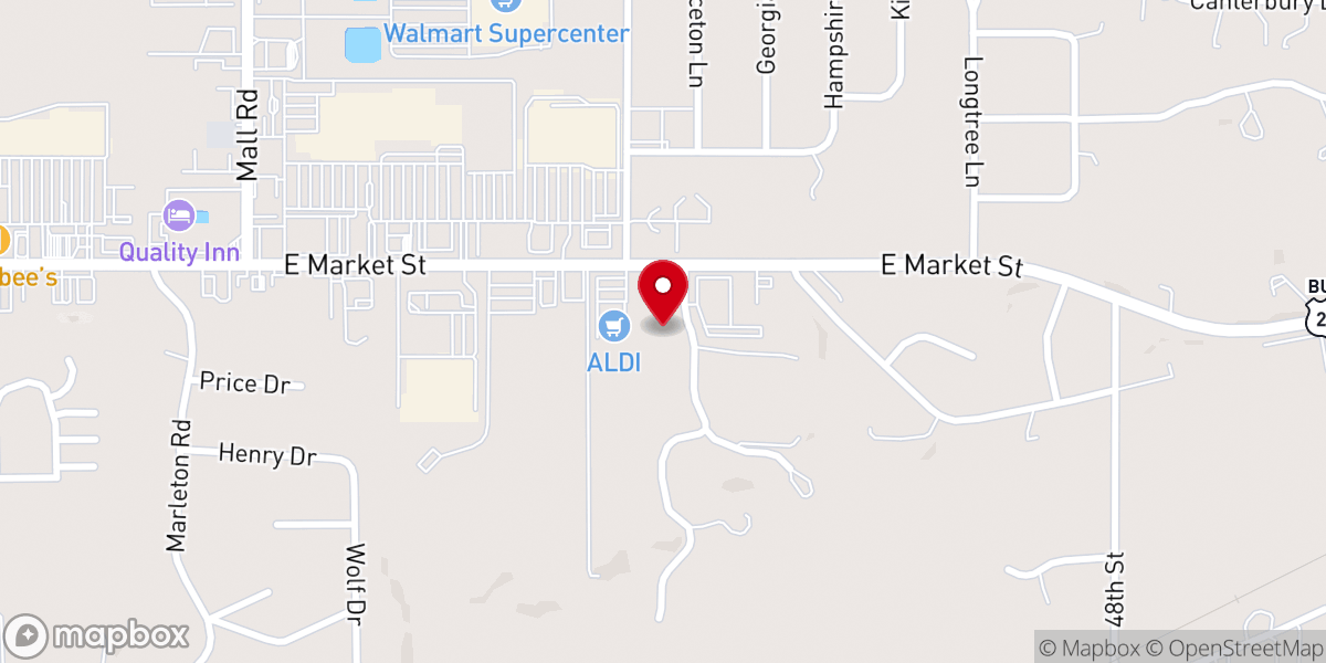 Map showing location of Myers Sport Bowl