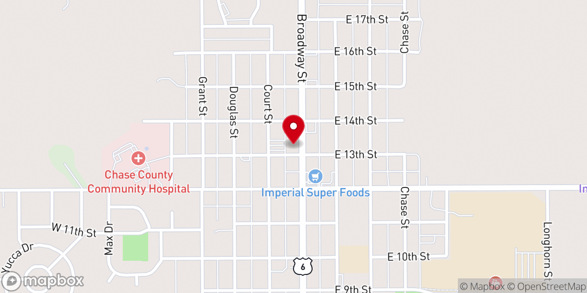 Map showing location of Zion Lutheran Church