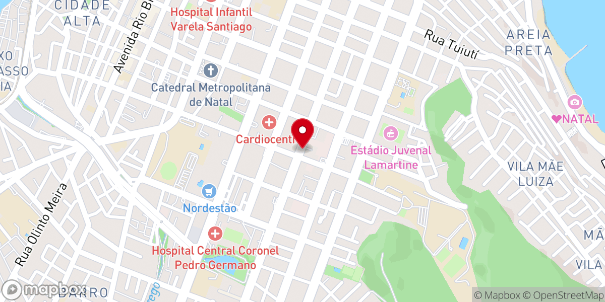 Map showing location of Paróquia de NS das Graças e Santa Teresinha