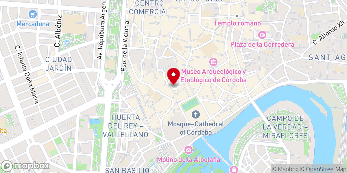 Map showing location of ArtenCórdoba | Visitas Guiadas & Tours