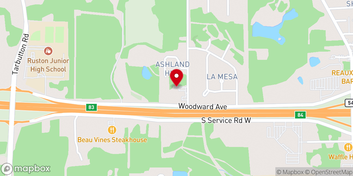 Map showing location of Christian Student Center
