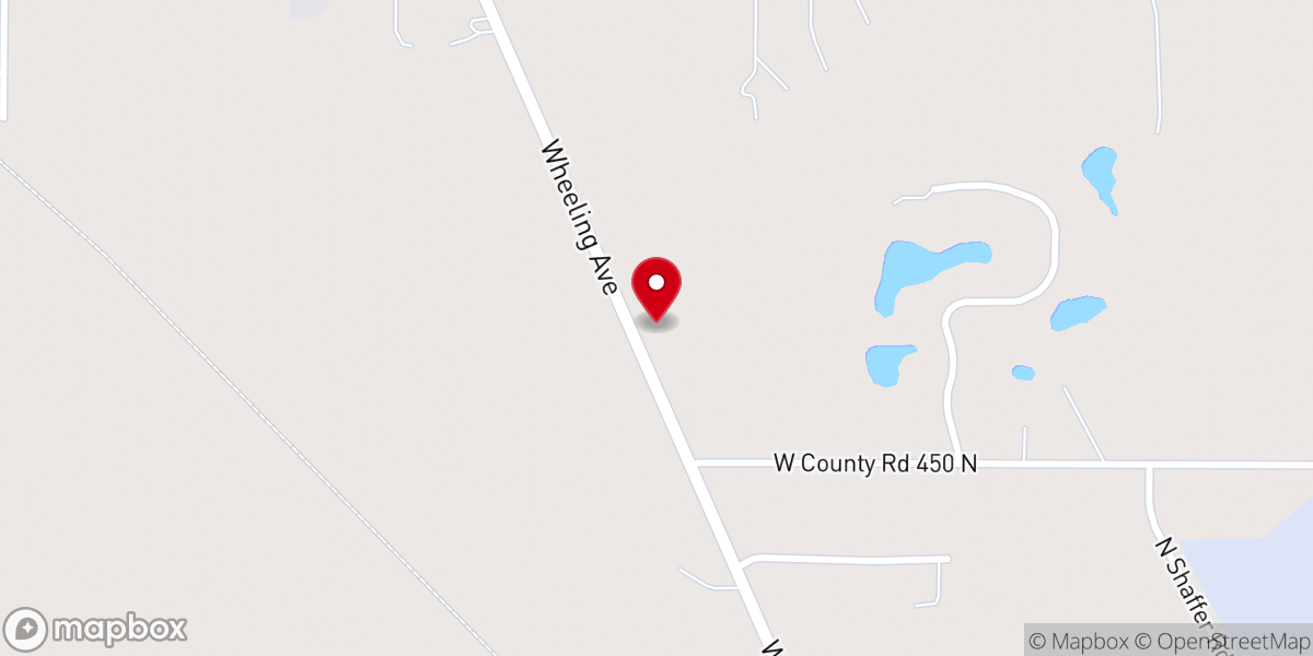 Map showing location of Mt. Olive Freewill Baptist Church