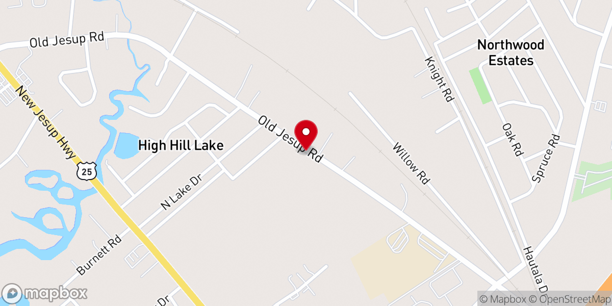 Map showing location of Trinity Church