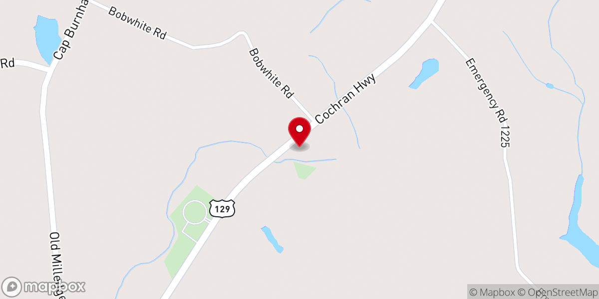 Map showing location of Free Providence Baptist Church