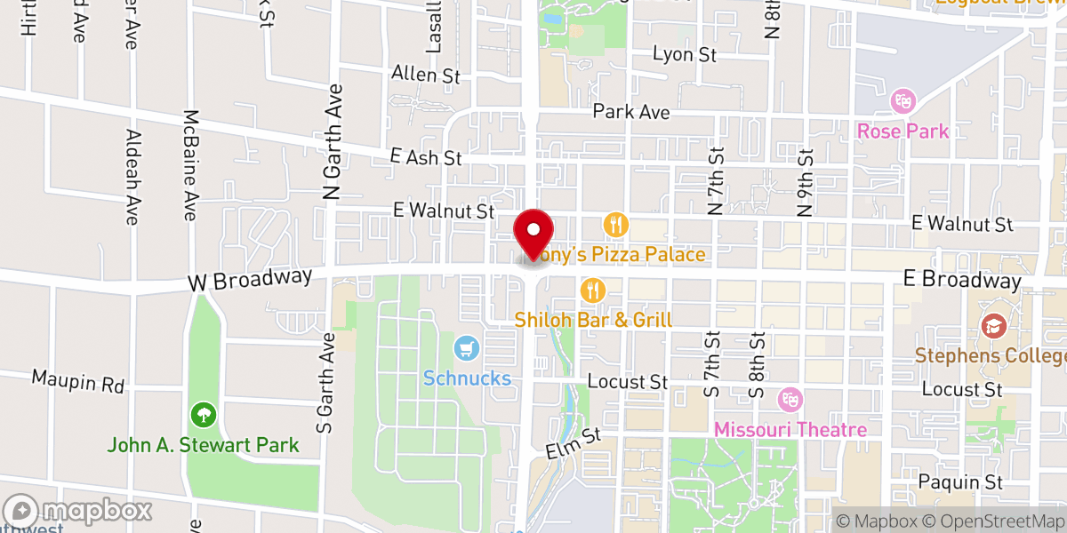 Map showing location of Seventh Day Pentecostal Church
