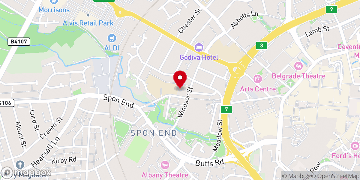 Map showing location of R.C.C.G Covenant Restoration Assembly
