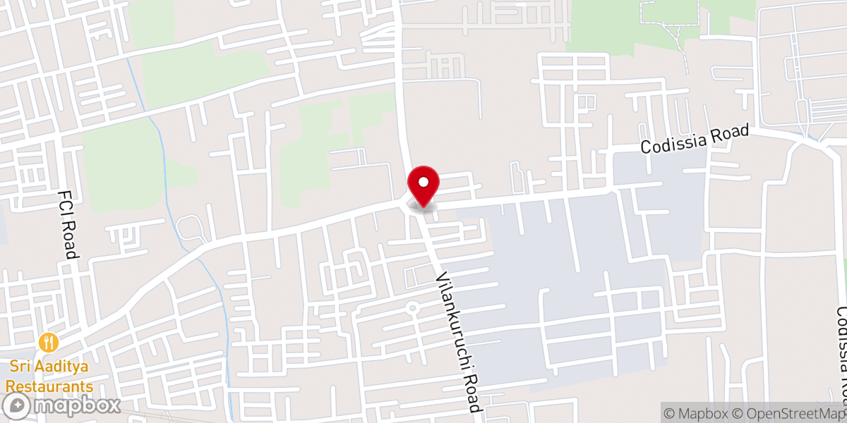 Map showing location of Living Hope Church