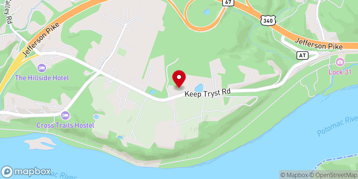 Map showing location of The Wedding Niche