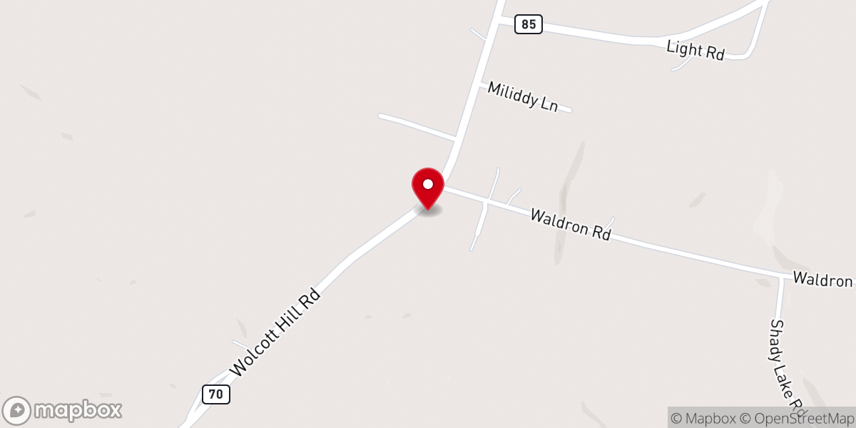 Map showing location of Queen Village Bible Church