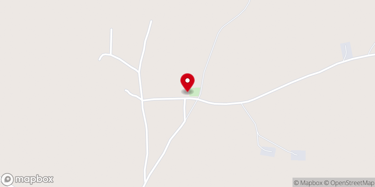 Map showing location of Sandy Grove Church