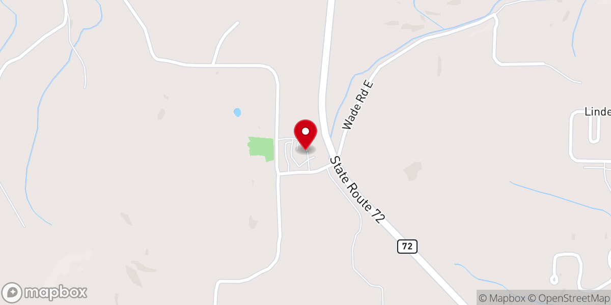 Map showing location of Christ Our Savior Lutheran Church