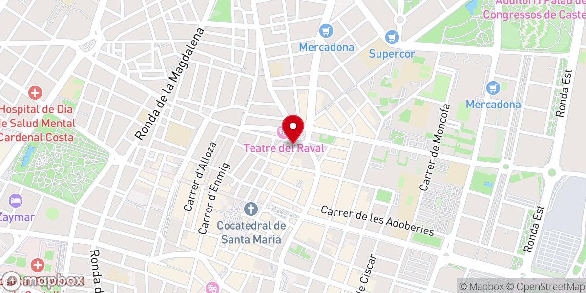 Map showing location of Iglesia Cofradía de la Purísima Sangre