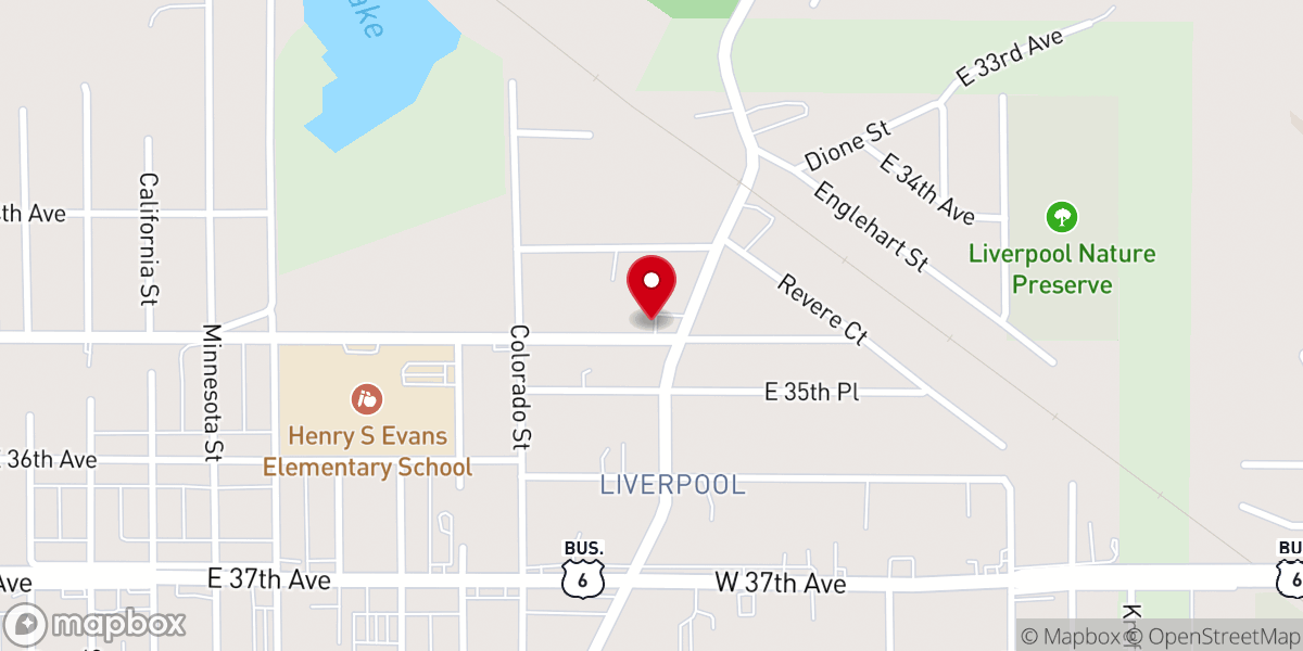 Map showing location of Rock Of All Nations Church