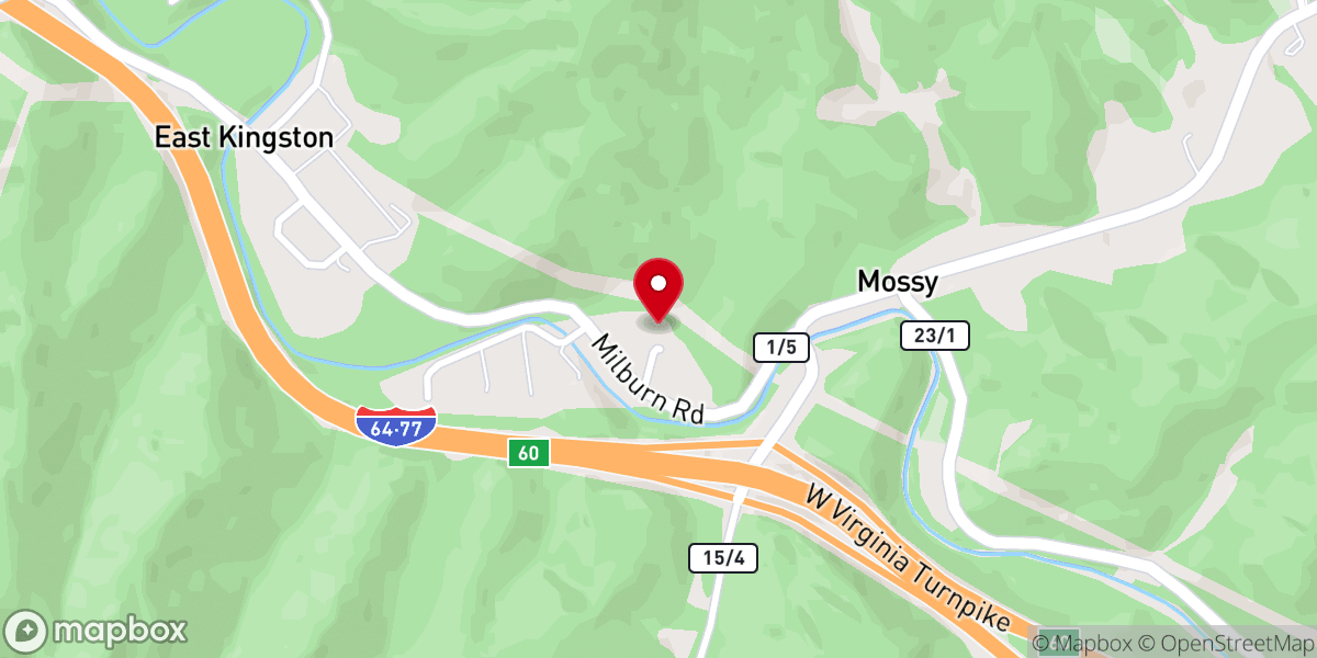 Map showing location of Fairview United Methodist Church
