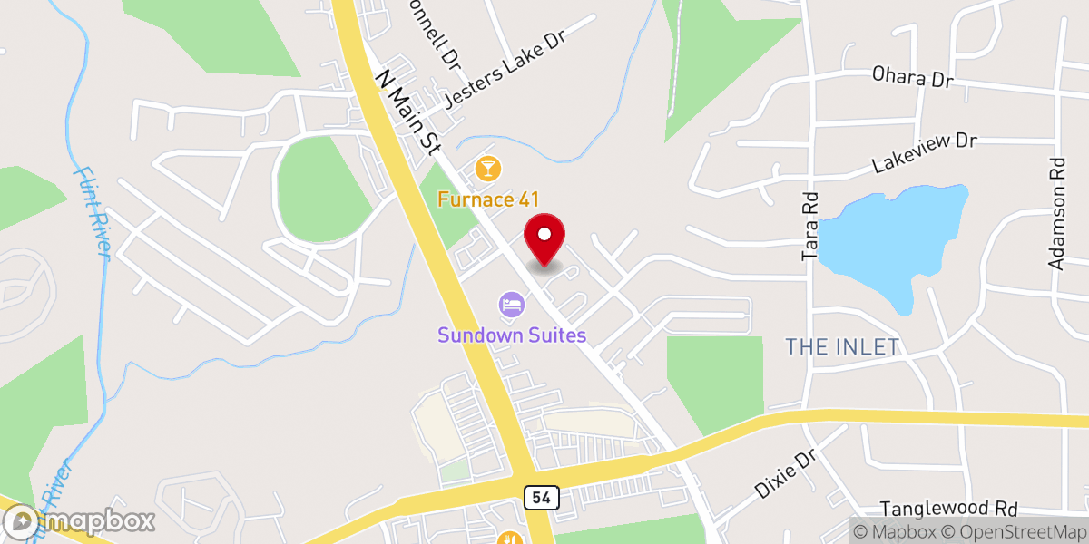 Map showing location of Iglesia cristiana Pentecostes camino al cielo