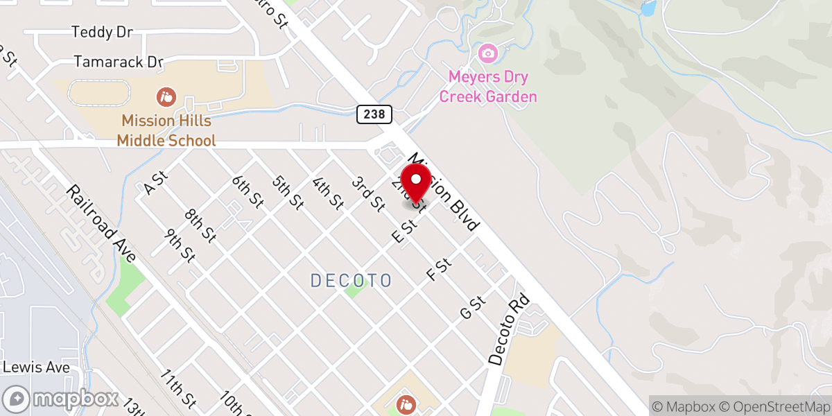 Map showing location of Tri City African Methodist