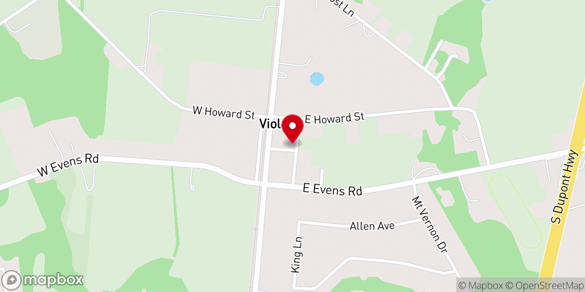 Map showing location of Kent Bible Church