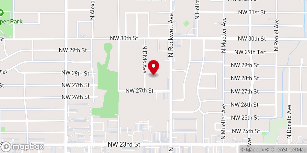 Map showing location of Evangelist Bobby Allen