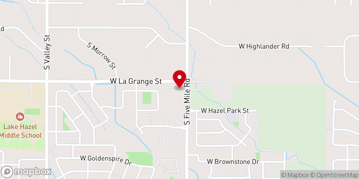 Map showing location of 1Love Church