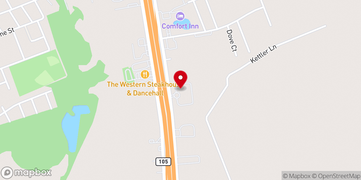 Map showing location of Christ Our Light Catholic Church