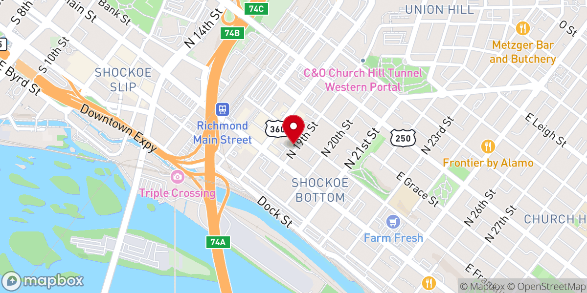 Map showing location of Remnant Church - Downtown