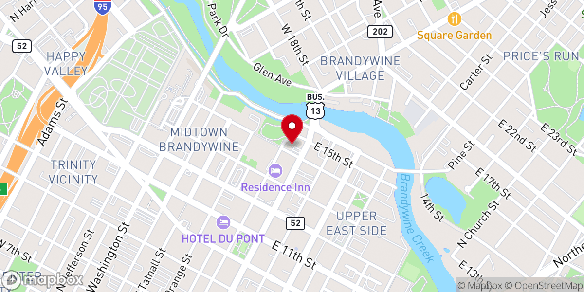 Map showing location of New Mt Olive Baptist Church