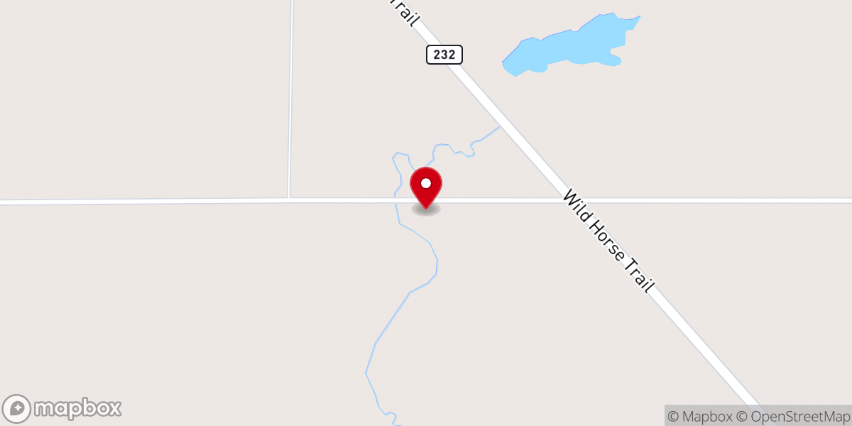 Map showing location of Cottonwood Church