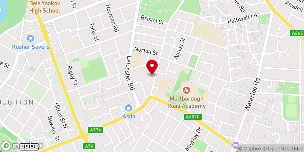 Map showing location of St Thomas Of Canterbury RC church