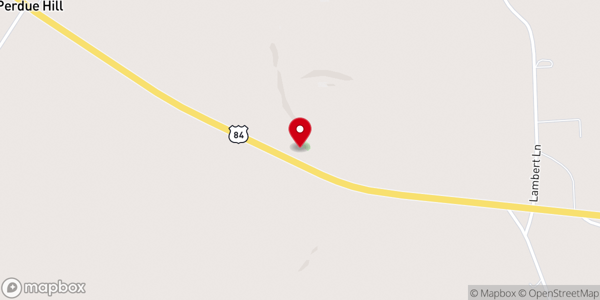 Map showing location of Mount Rose Missionary Baptist Church