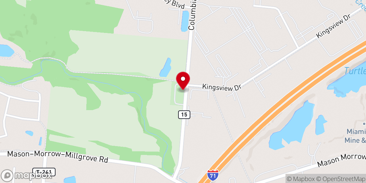 Map showing location of Fellowship Chapel United Church